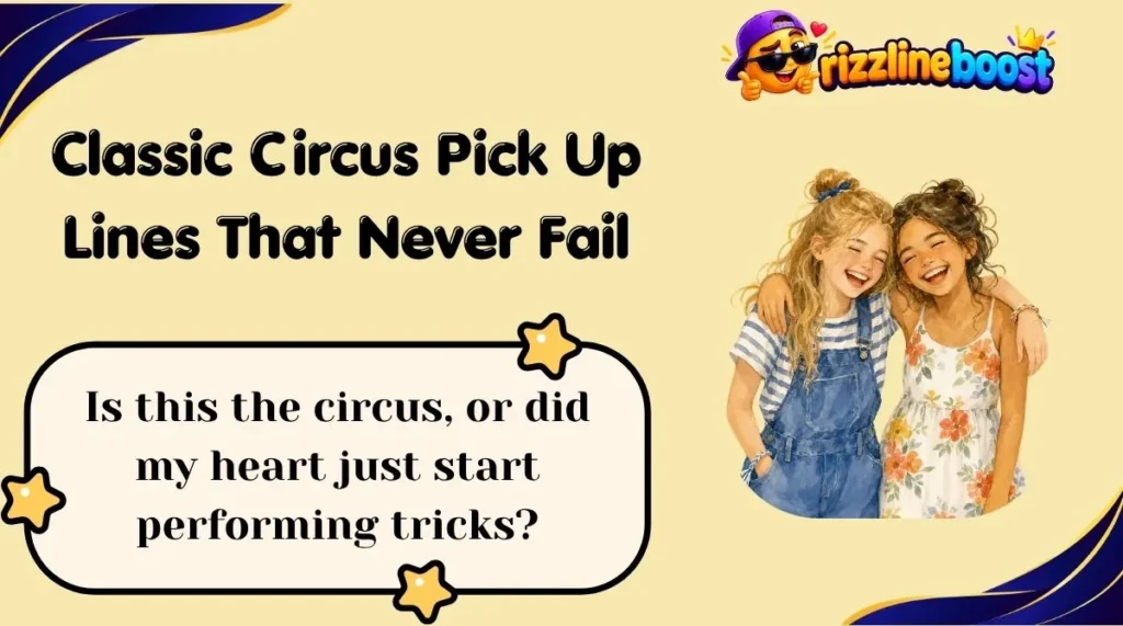 Classic Circus Pick Up Lines That Never Fail