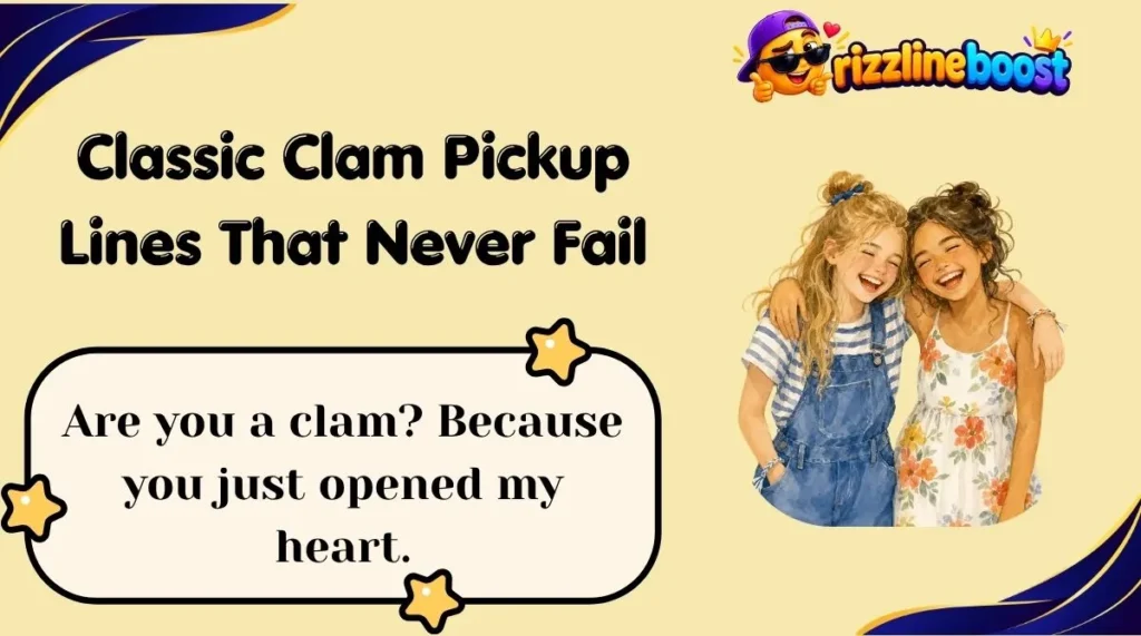Classic Clam Pickup Lines That Never Fail