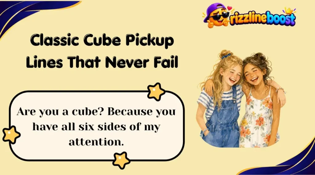 Classic Cube Pickup Lines That Never Fail