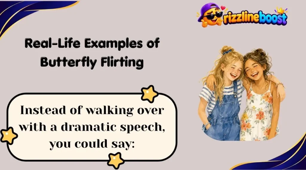 Real-Life Examples of Butterfly Flirting
