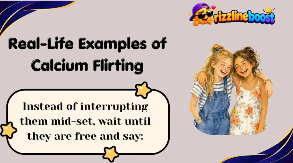 Real-Life Examples of Calcium Flirting