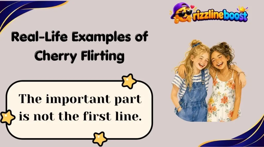 Real-Life Examples of Cherry Flirting