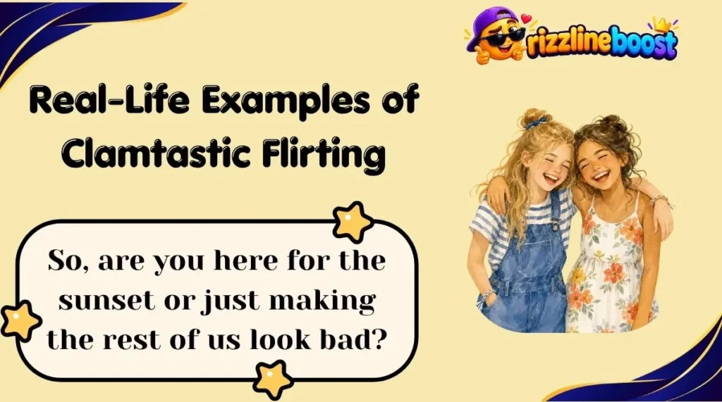 Real-Life Examples of Clamtastic Flirting