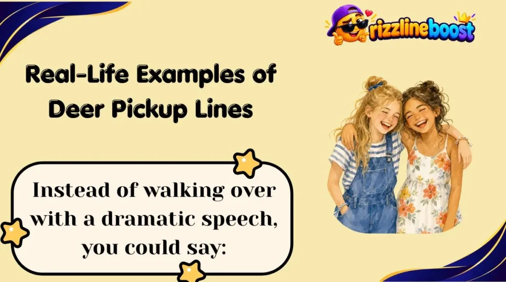 Real-Life Examples of Deer Pickup Lines