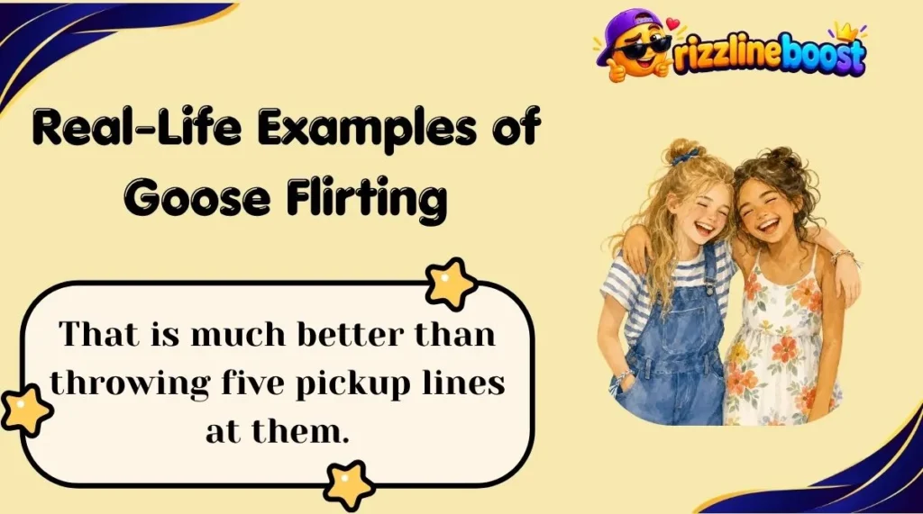 Real-Life Examples of Goose Flirting