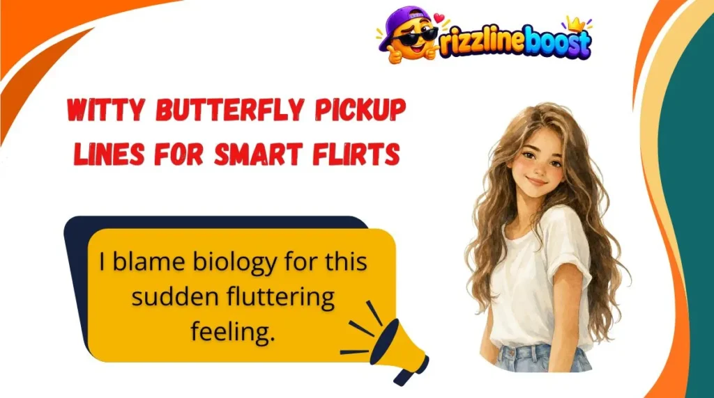 Witty Butterfly Pickup Lines for Smart Flirts