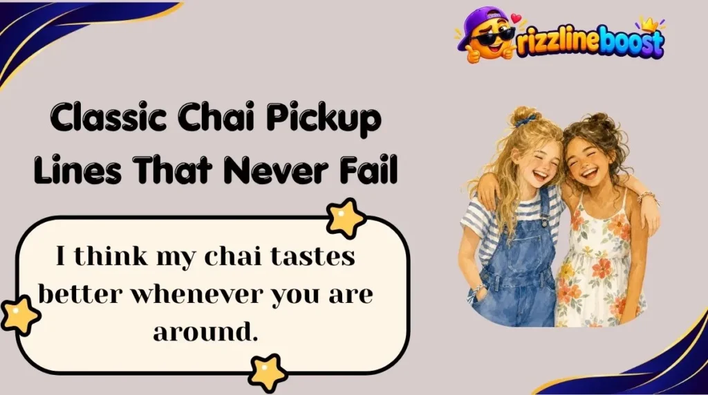 Classic Chai Pickup Lines That Never Fail