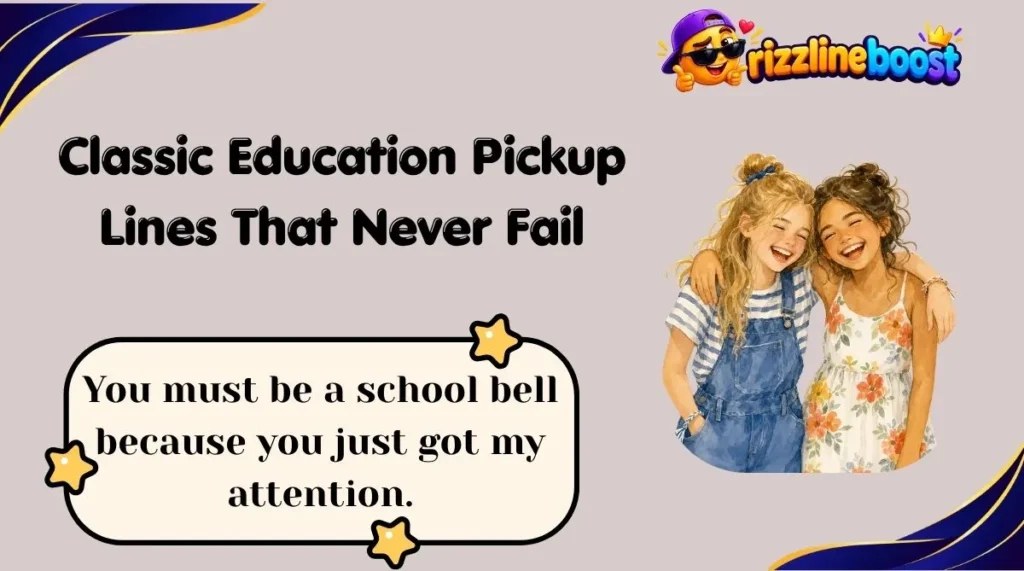 Classic Education Pickup Lines That Never Fail