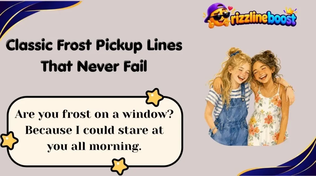 Classic Frost Pickup Lines That Never Fail