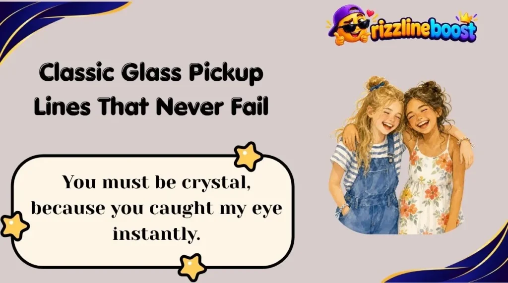 Classic Glass Pickup Lines That Never Fail
