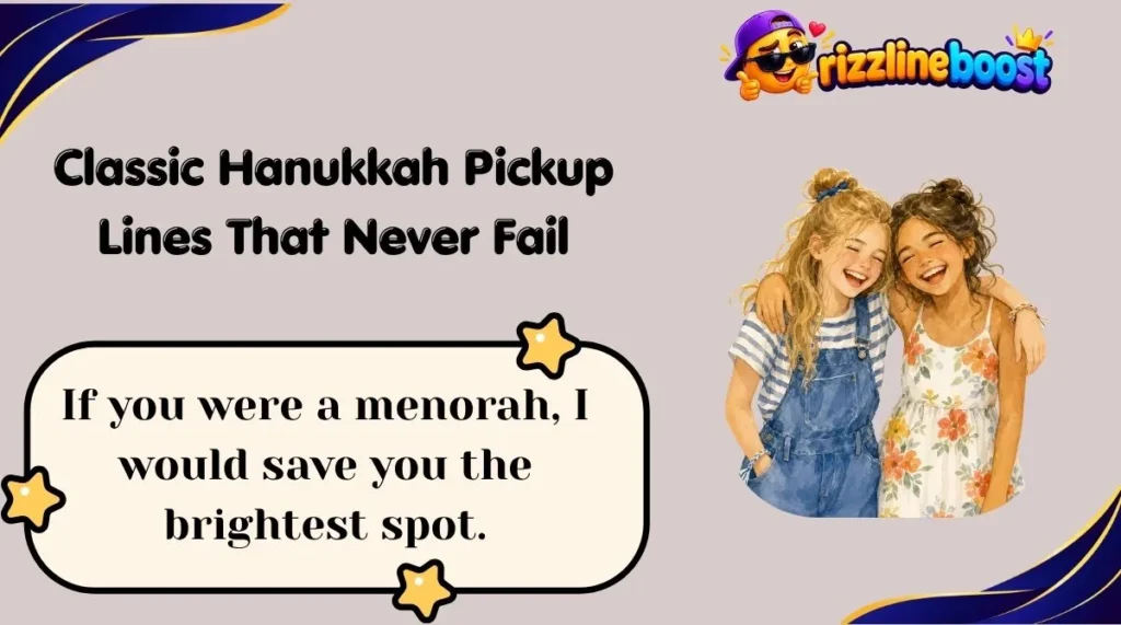 Classic Hanukkah Pickup Lines That Never Fail
