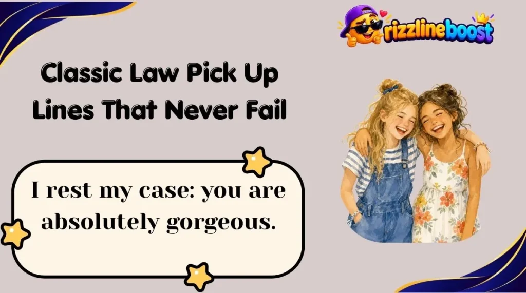 Classic Law Pick Up Lines That Never Fail