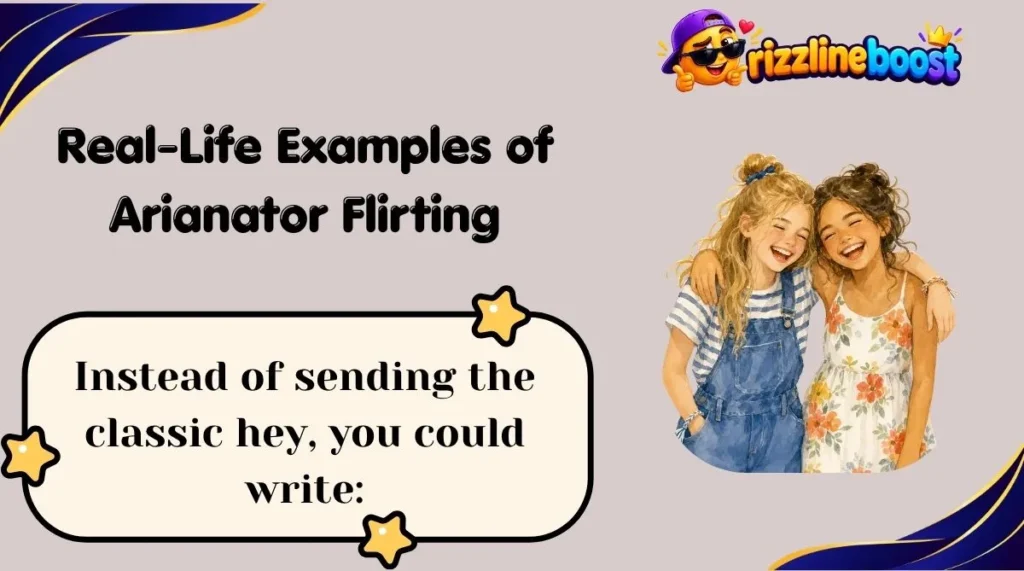 Real-Life Examples of Arianator Flirting