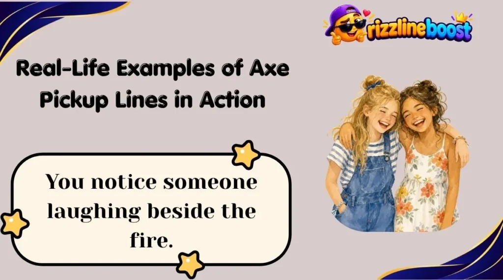Real-Life Examples of Axe Pickup Lines in Action