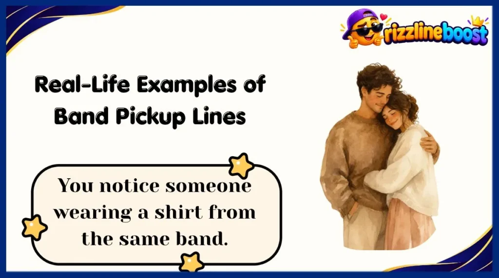 Real-Life Examples of Band Pickup Lines
