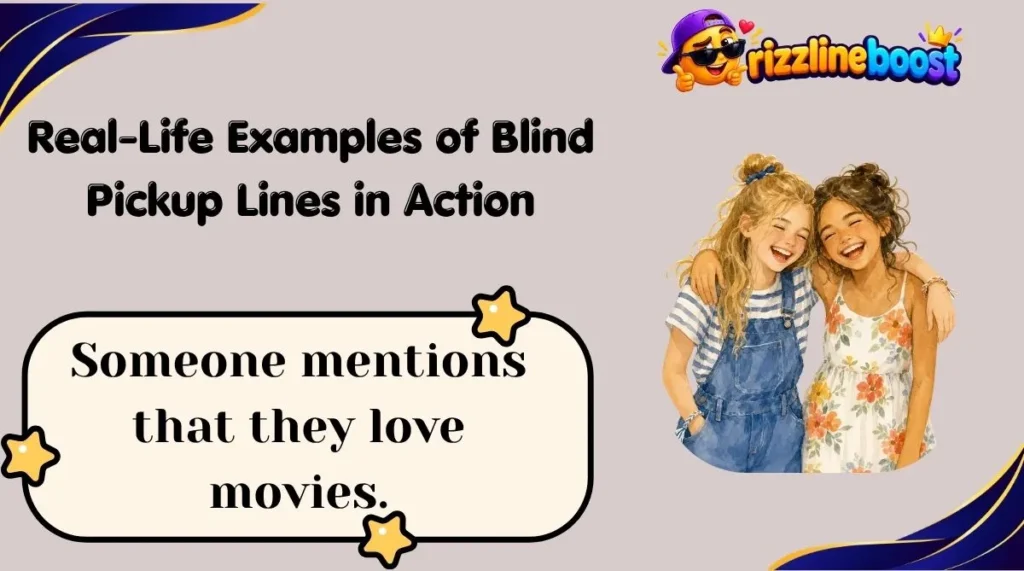 Real-Life Examples of Blind Pickup Lines in Action