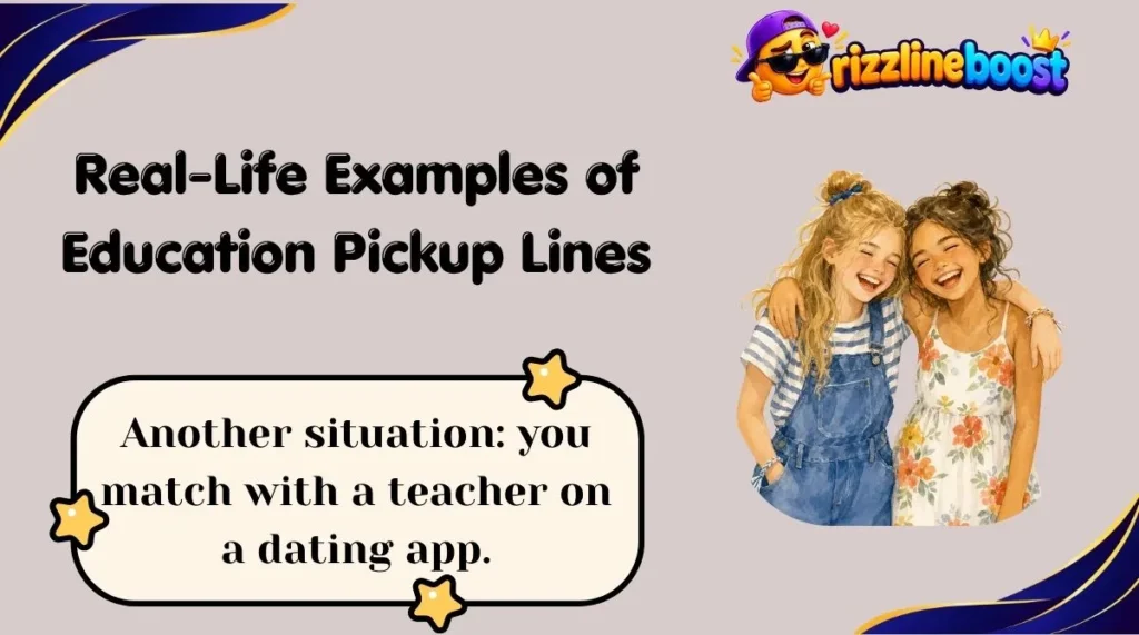 Real-Life Examples of Education Pickup Lines