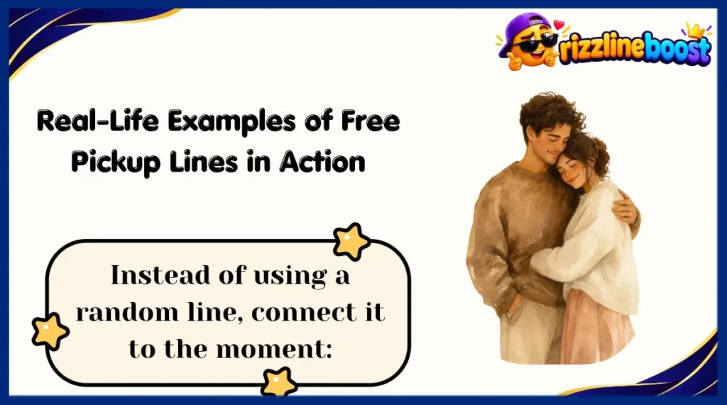 Real-Life Examples of Free Pickup Lines in Action