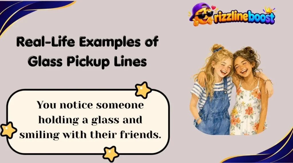 Real-Life Examples of Glass Pickup Lines