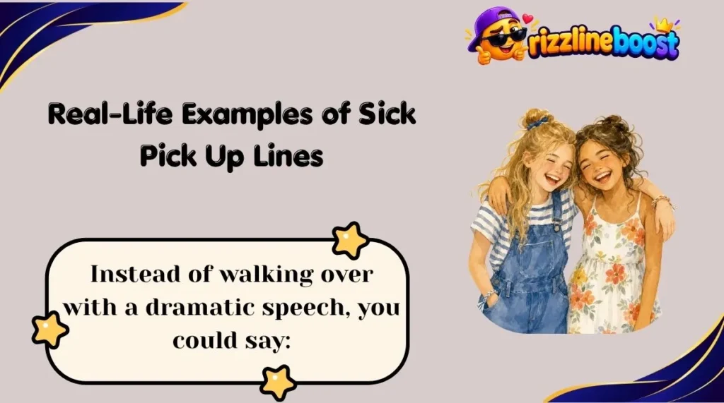 Real-Life Examples of Sick Pick Up Lines