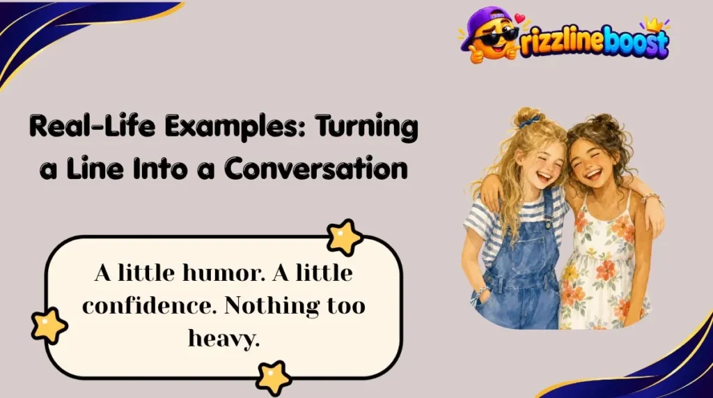 Real-Life Examples: Turning a Line Into a Conversation