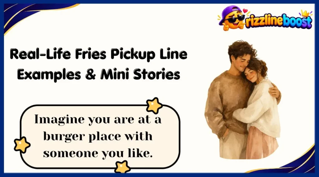 Real-Life Fries Pickup Line Examples & Mini Stories
