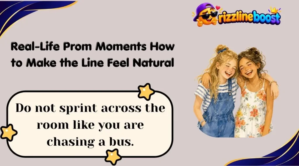 Real-Life Prom Moments: How to Make the Line Feel Natural
