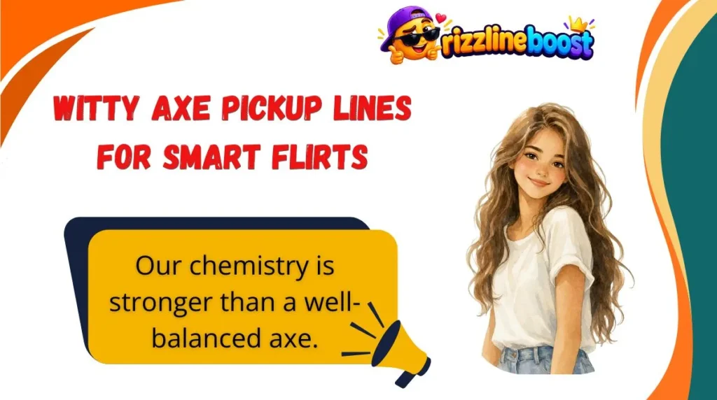 Witty Axe Pickup Lines for Smart Flirts