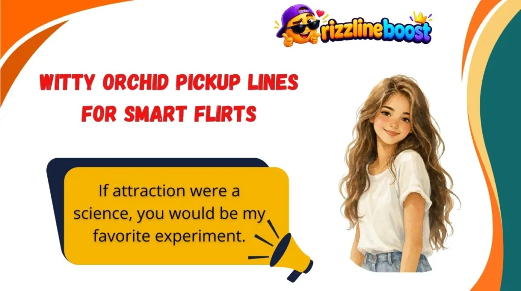 Witty Orchid Pickup Lines for Smart Flirts