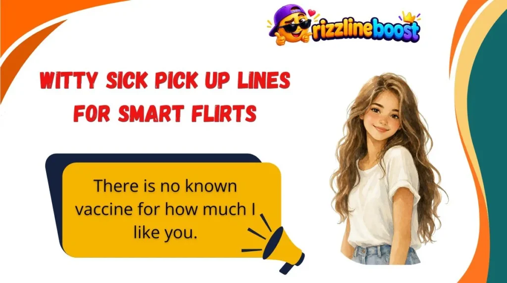 Witty Sick Pick Up Lines for Smart Flirts