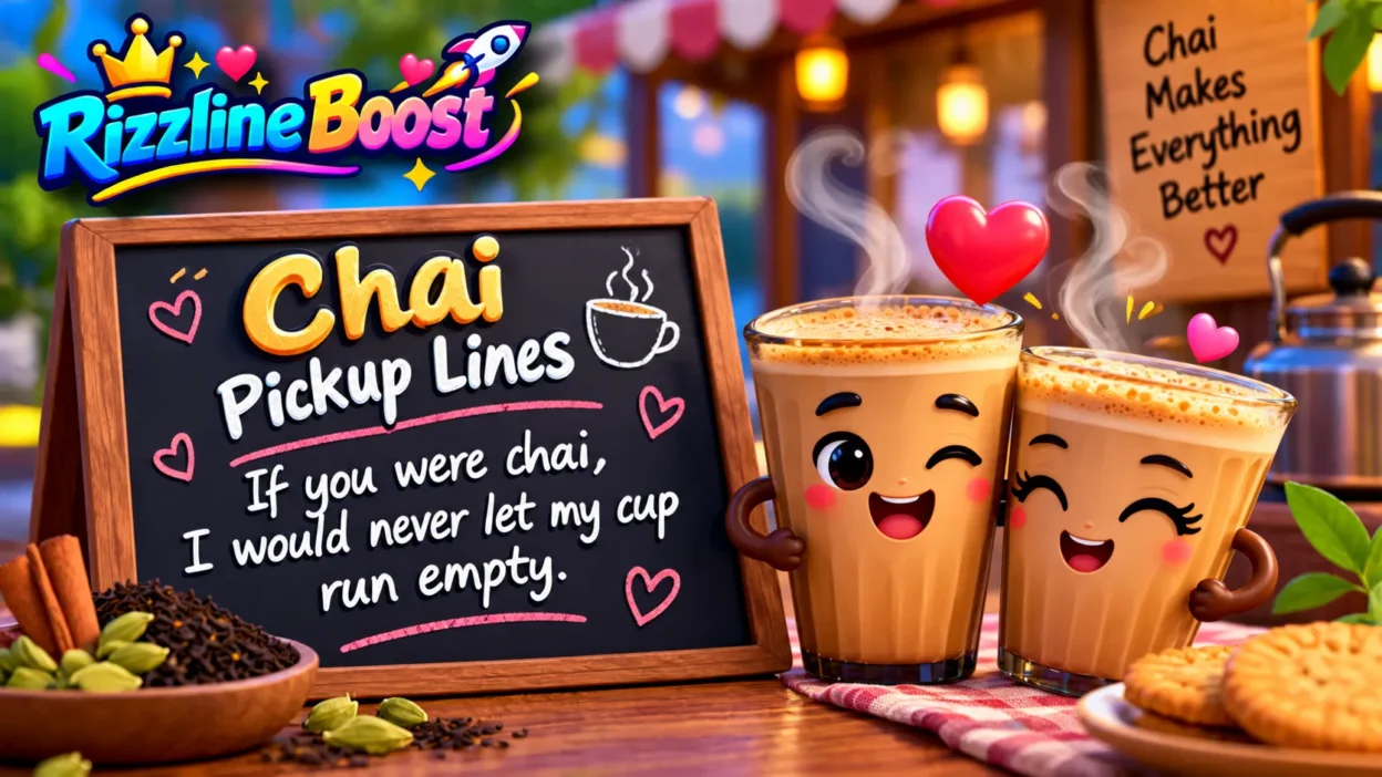 Chai Pickup Lines