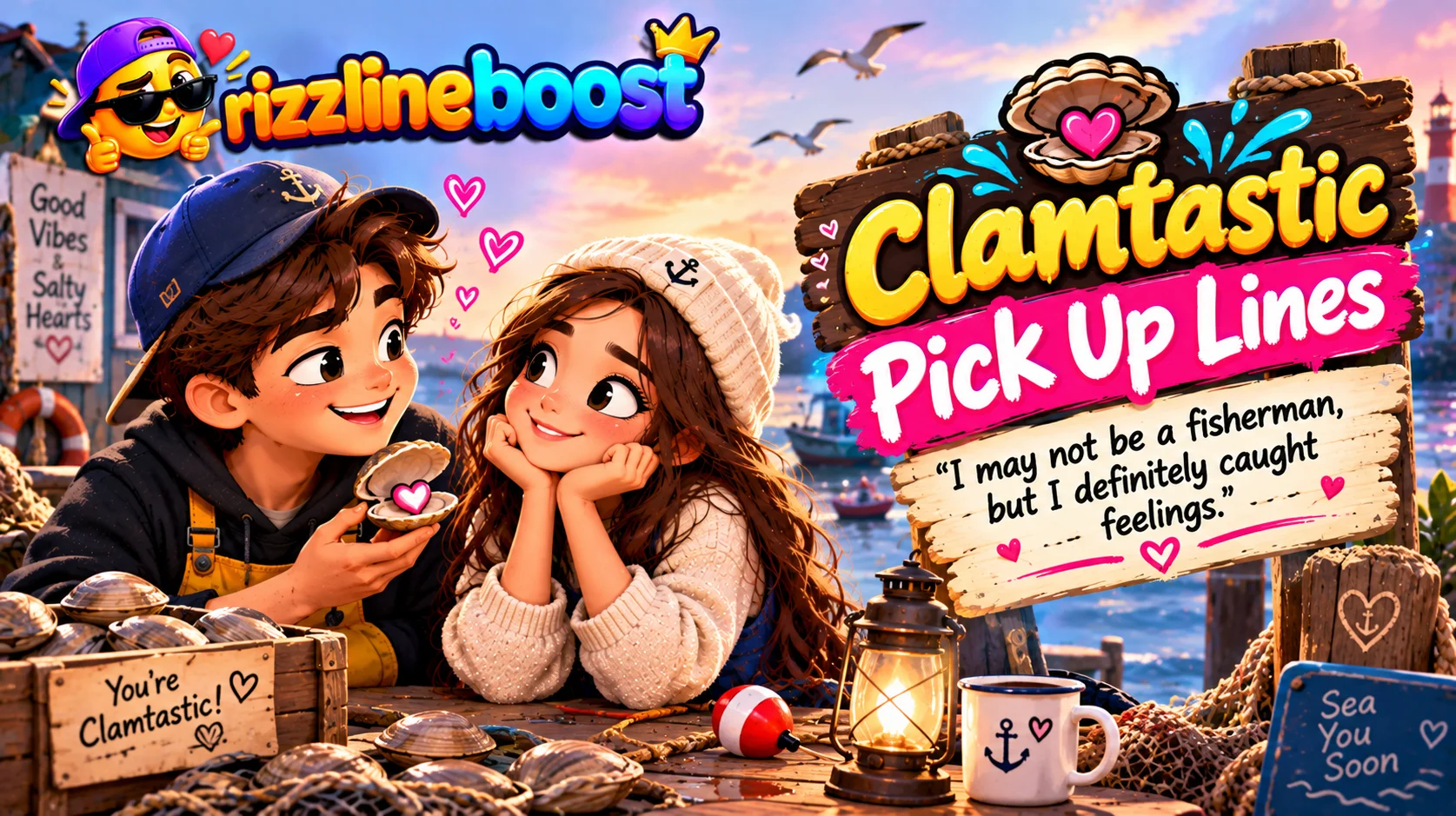 Clamtastic Pick Up Lines