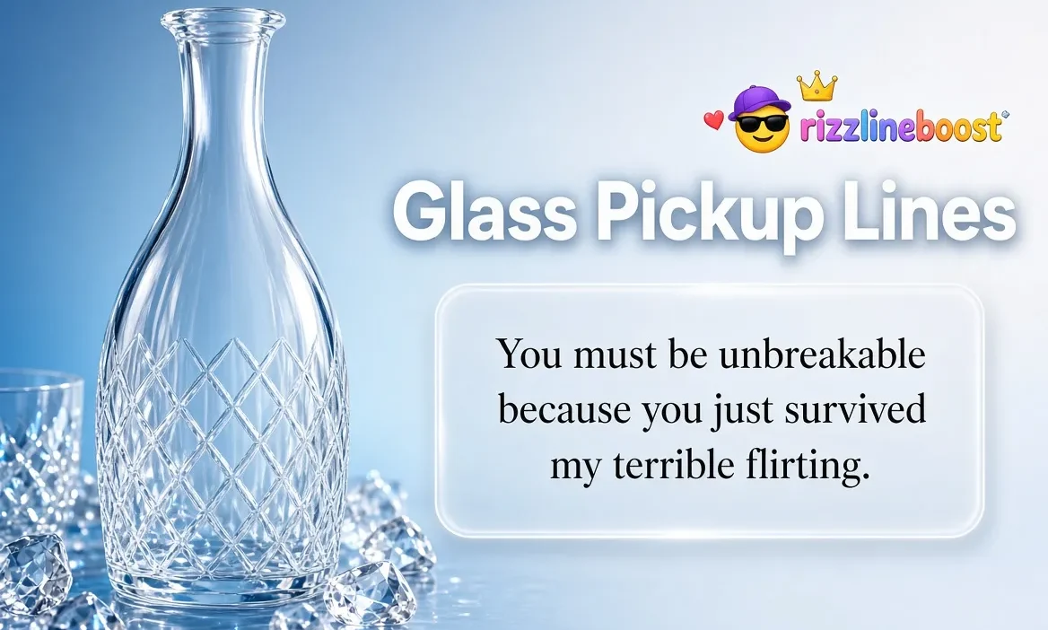 Glass Pickup Lines