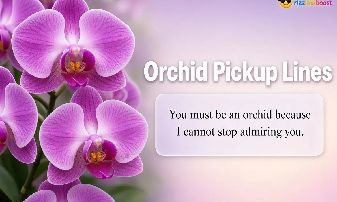 Orchid Pickup Lines