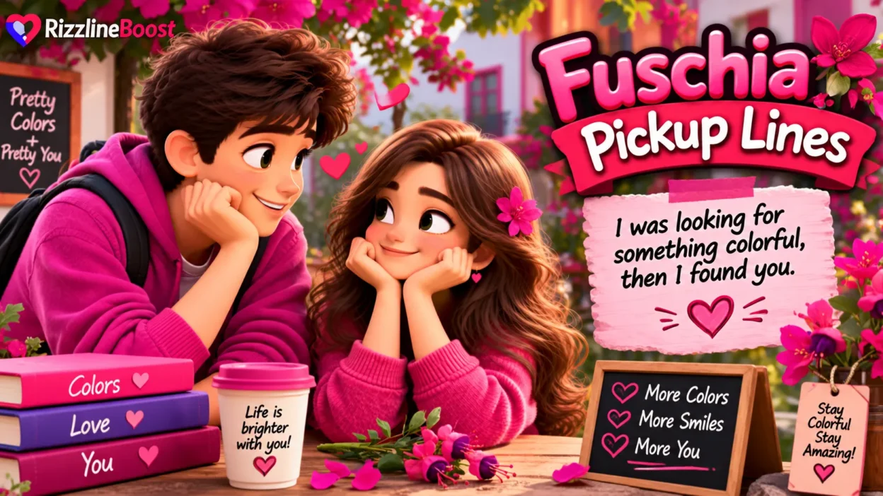 Fuschia Pickup Lines