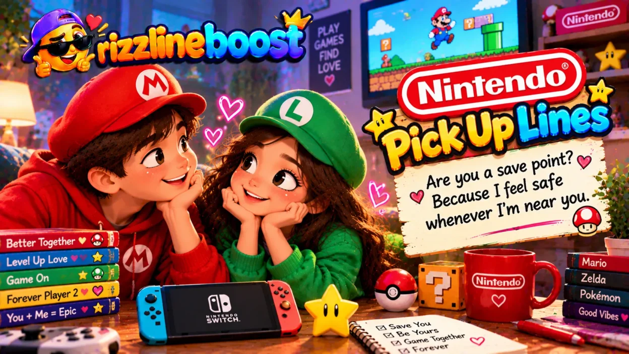 Nintendo Pick Up Lines